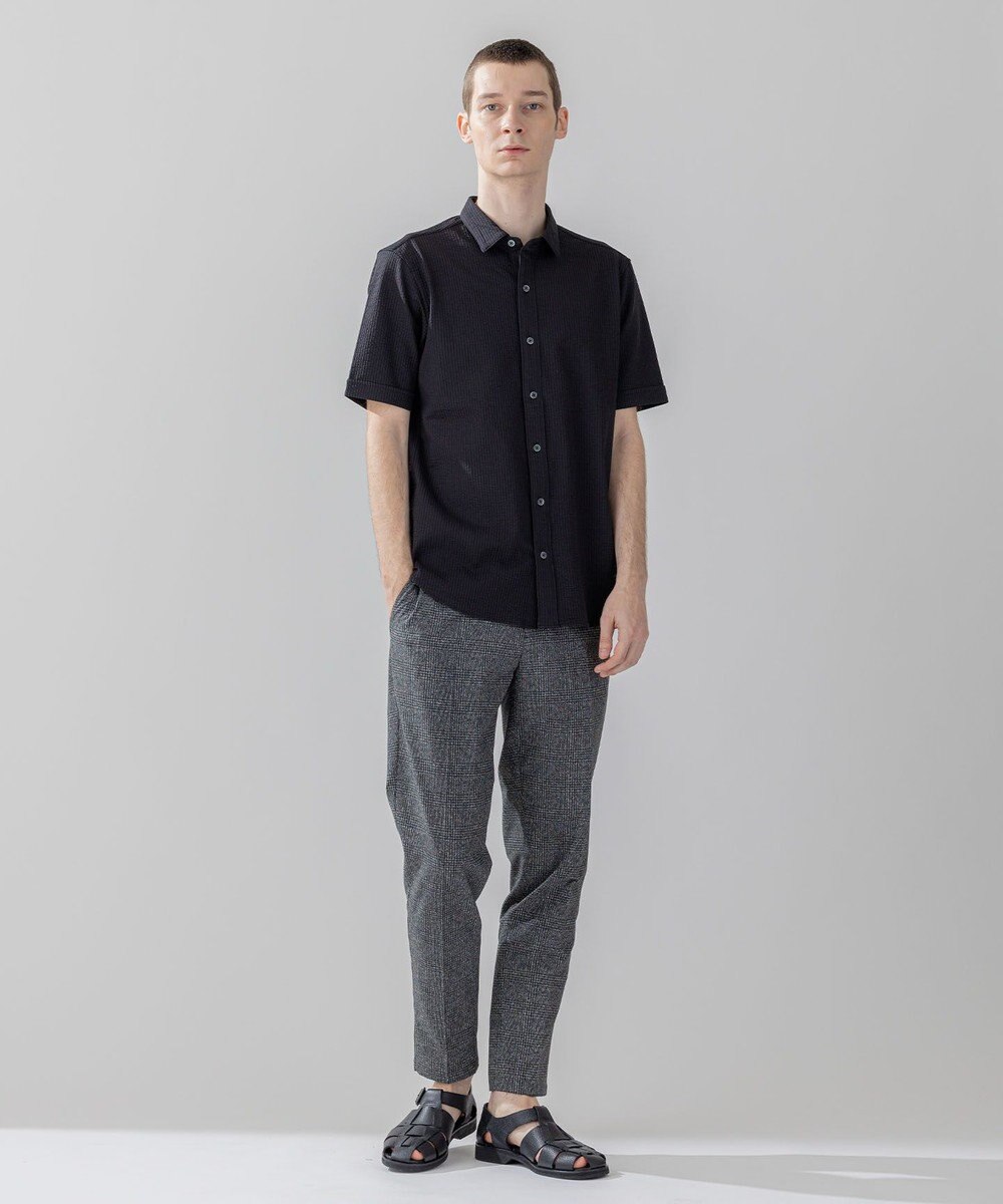 JOSEPH HOMME 【WEB・一部店舗限定】 ドライサッカーストレッチ　半袖レギュラーカラーシャツ 