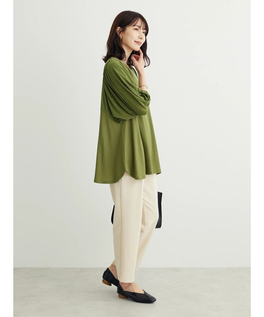 Green Parks ボリューム袖切替プルオーバー 
