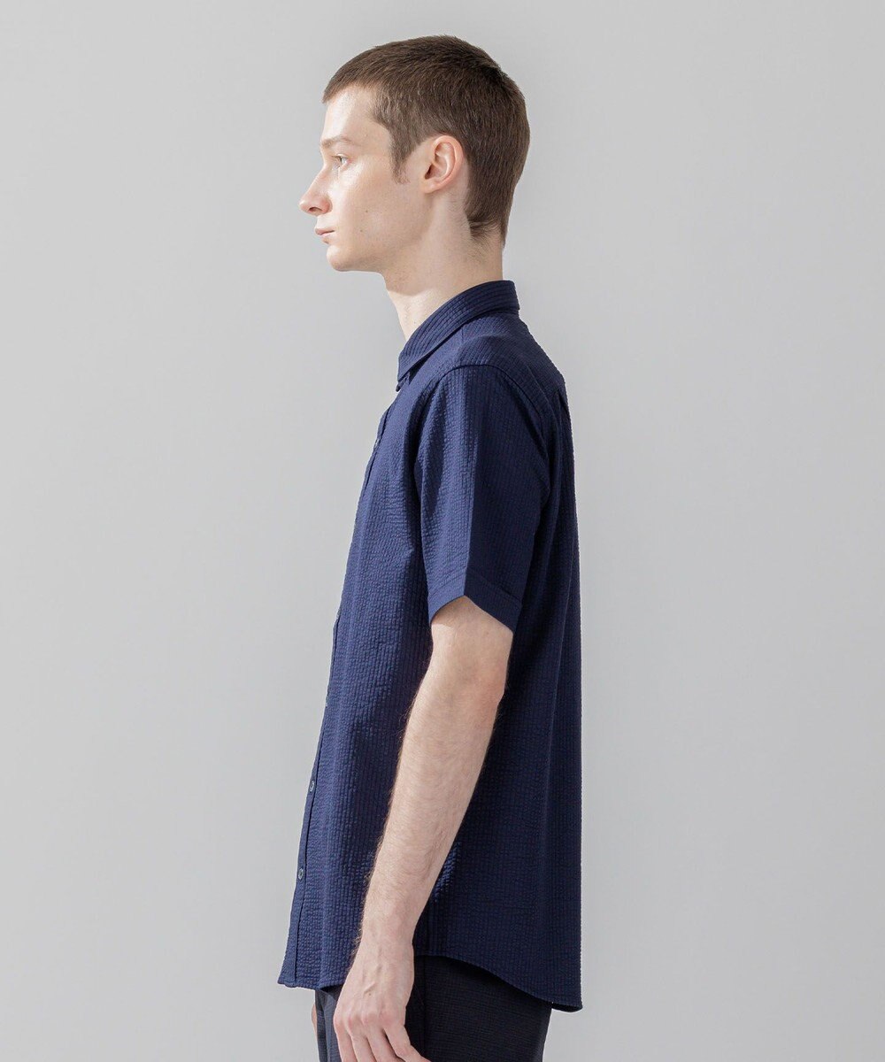 JOSEPH HOMME 【WEB・一部店舗限定】 ドライサッカーストレッチ　半袖レギュラーカラーシャツ 