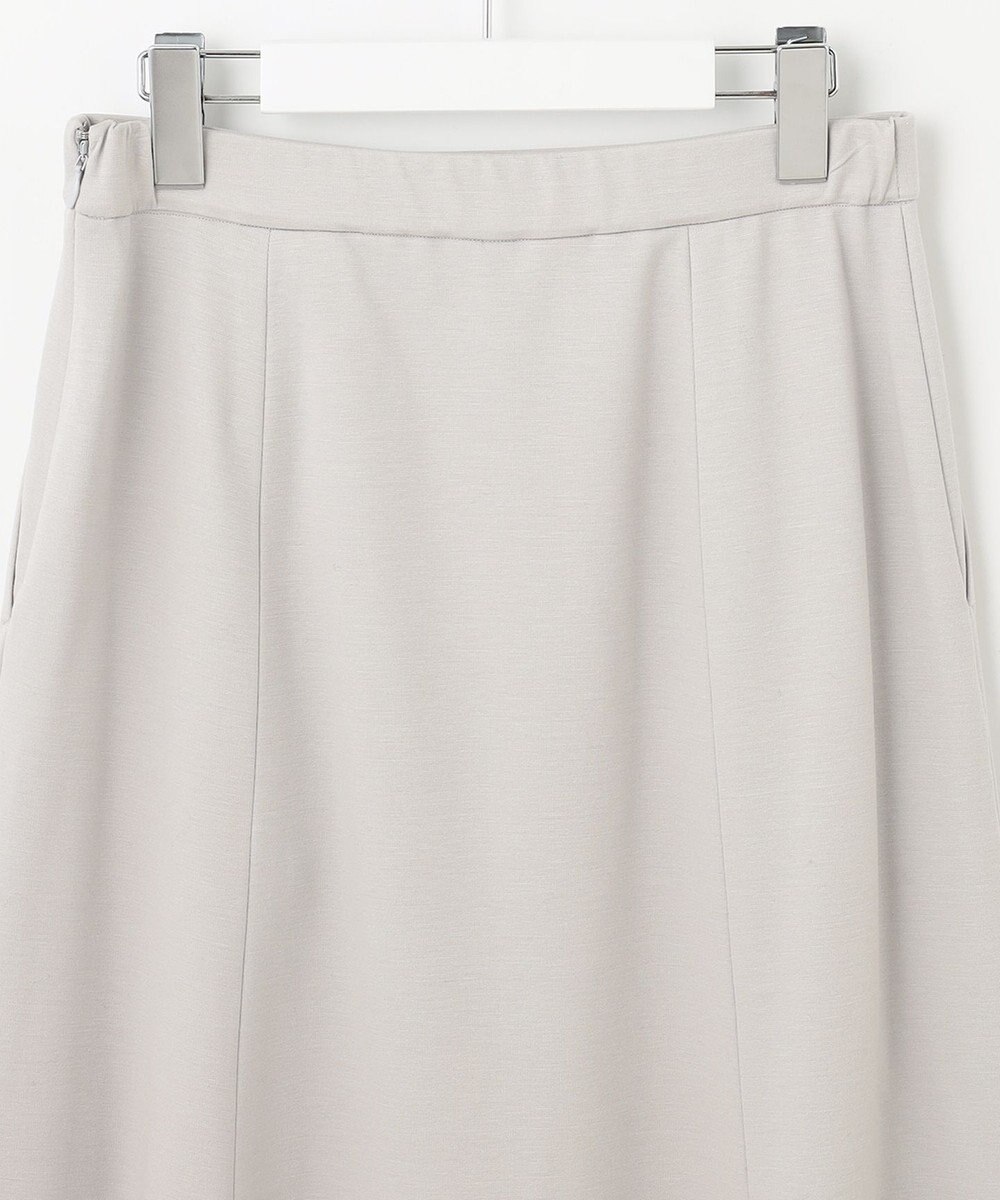 自由区 【好評につき追加生産/洗える】WASHABLEPONTE セミフレアスカート 