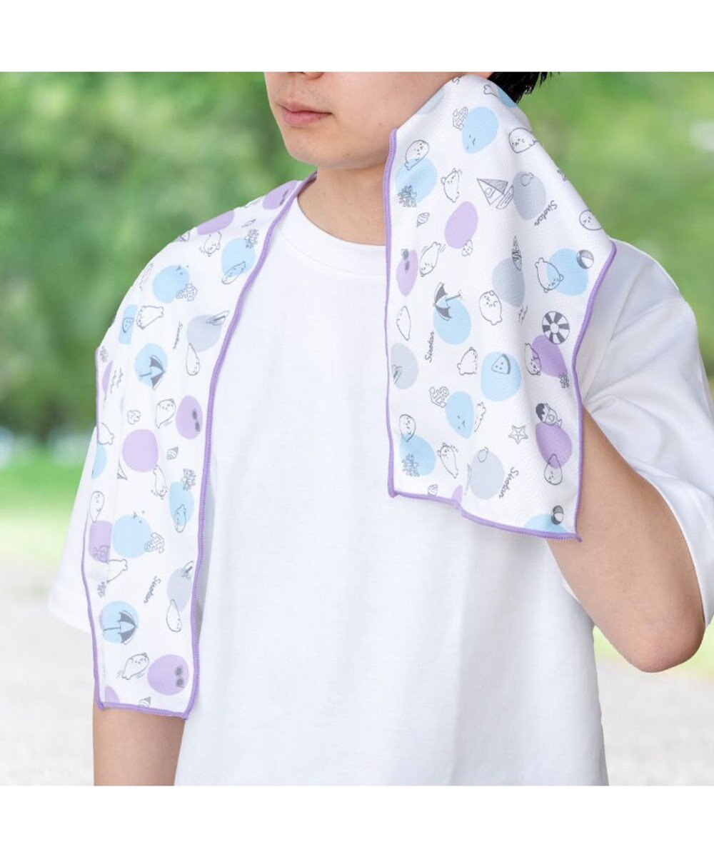 Mother garden しろたん クールタオル 《マリンサマー》 単品 