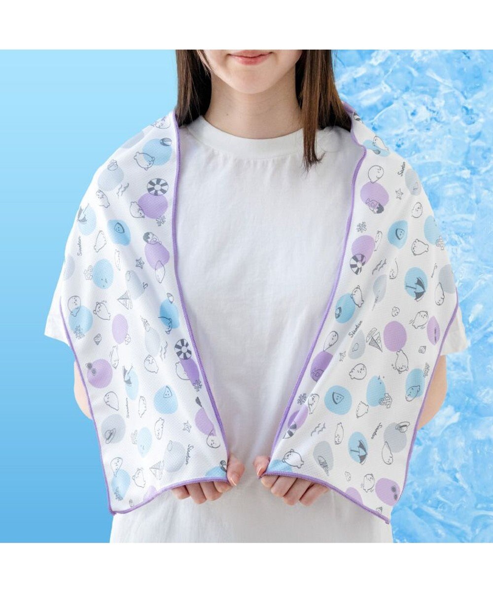 Mother garden しろたん クールタオル 《マリンサマー》 単品 