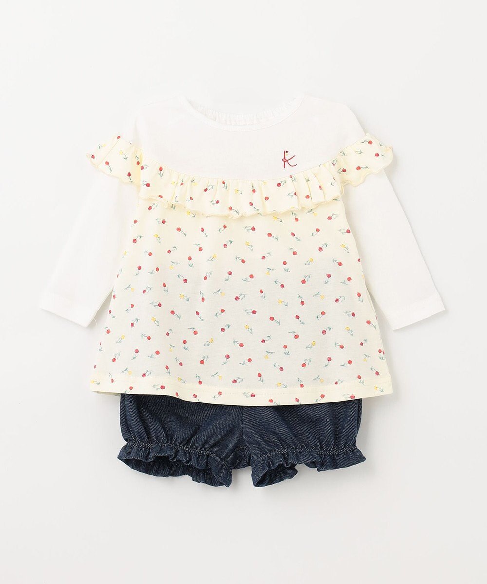 組曲 KIDS 【80-90cm】Tulips Shower セットアップ 