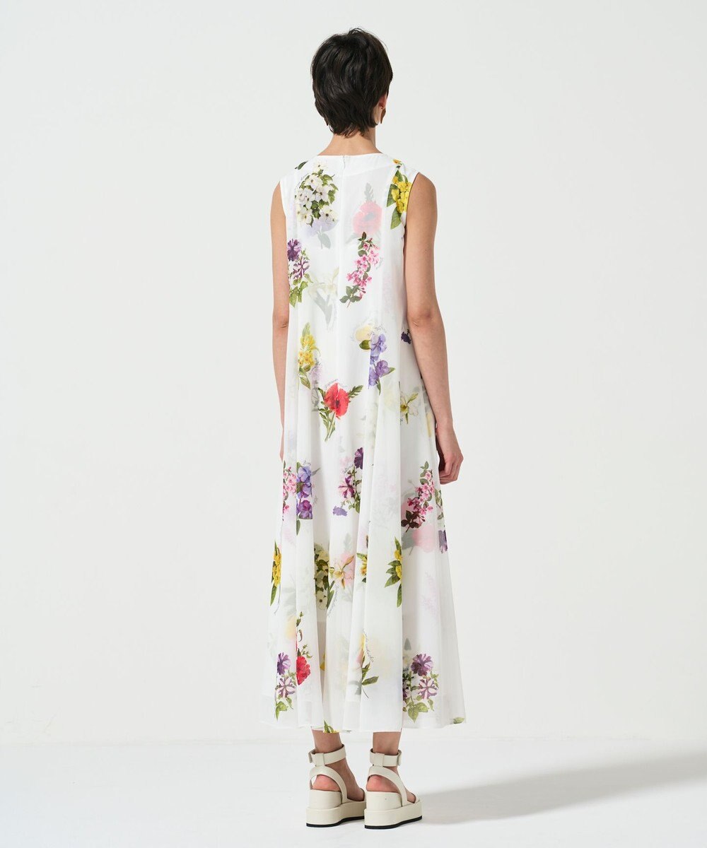 GRACE CONTINENTAL ボタニカルレイヤードワンピース 