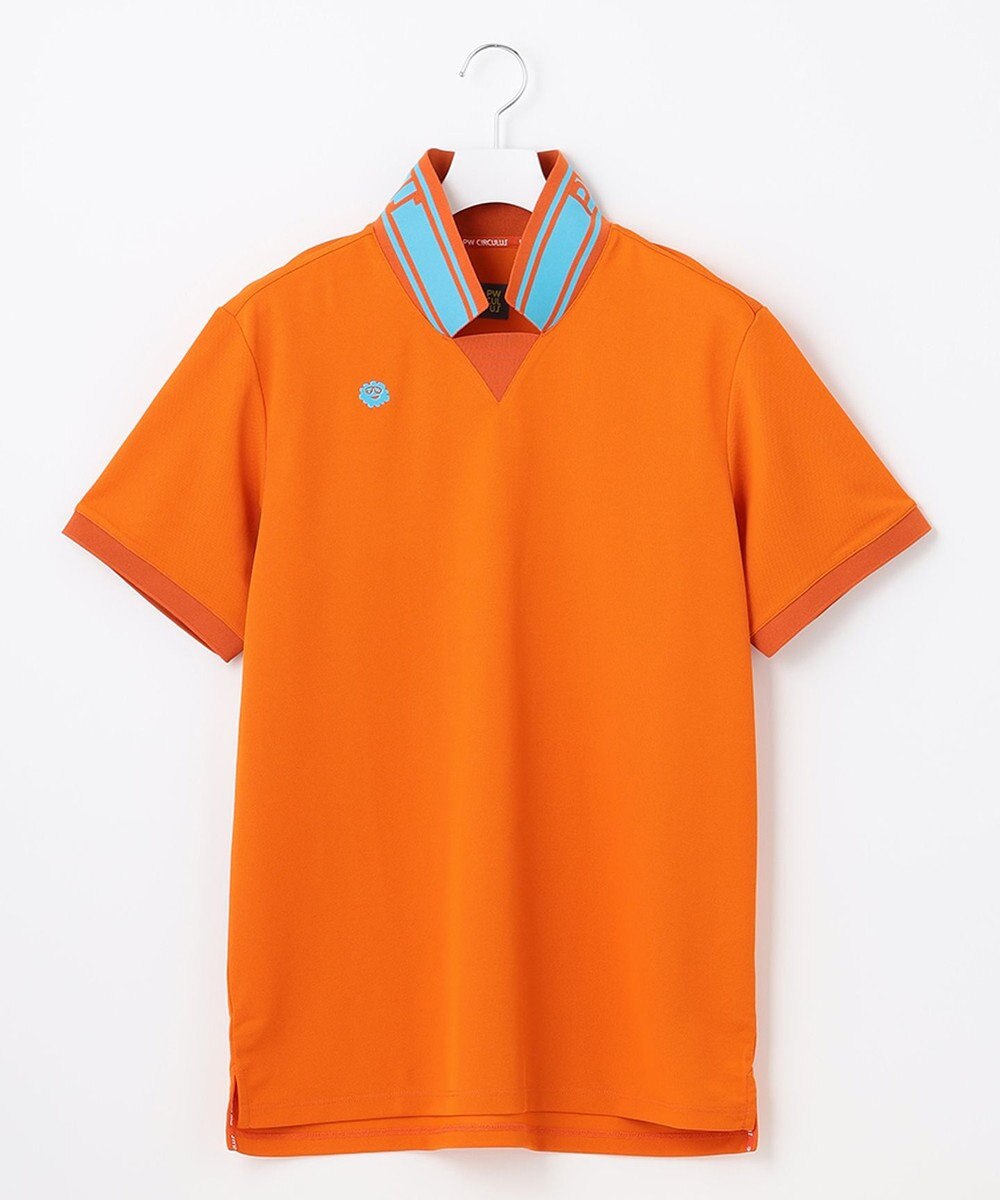 PW CIRCULUS 【MEN】【吸汗速乾】アニマル バックプリント ポロシャツ 