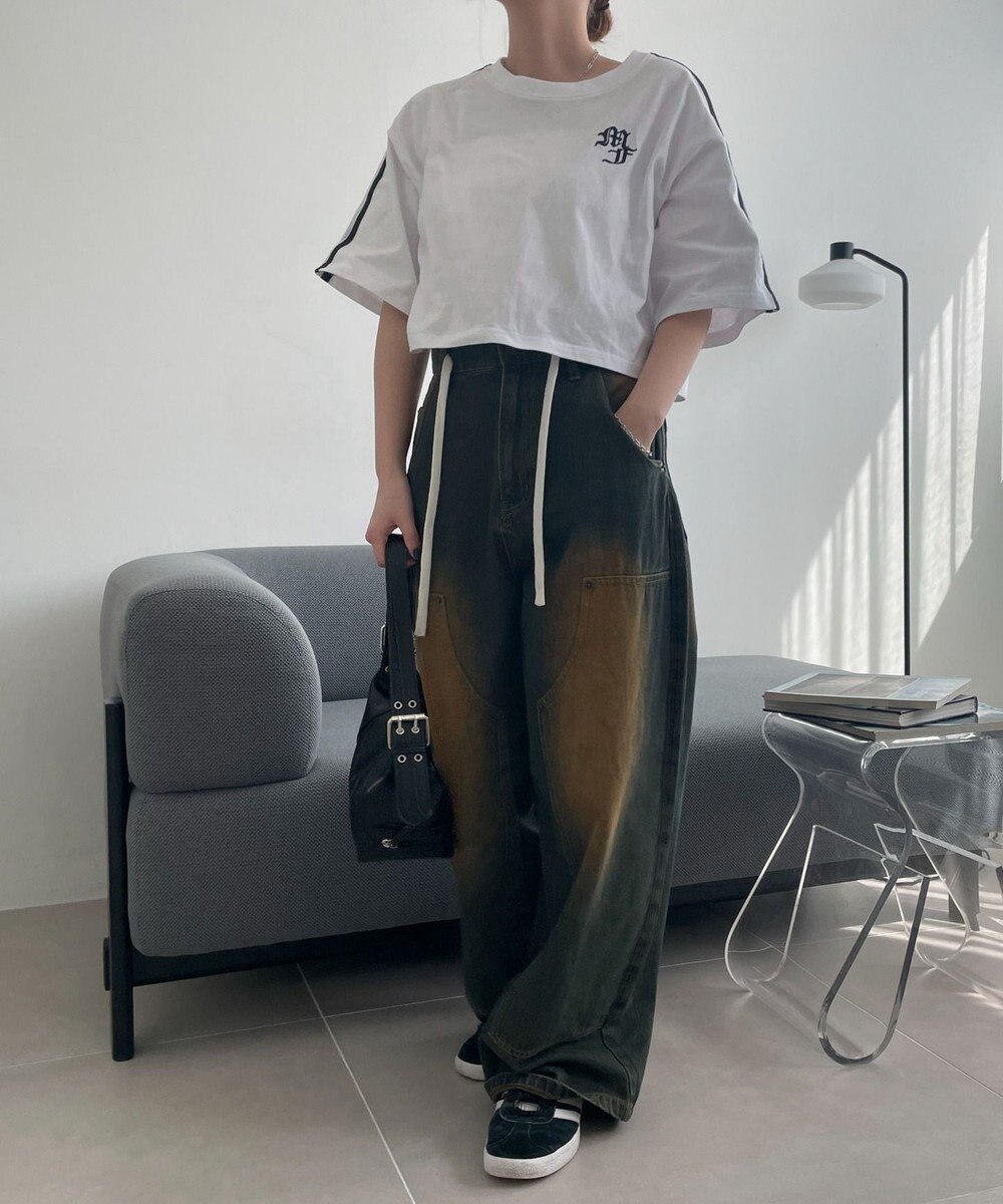 WEGO 2ラインショートT 