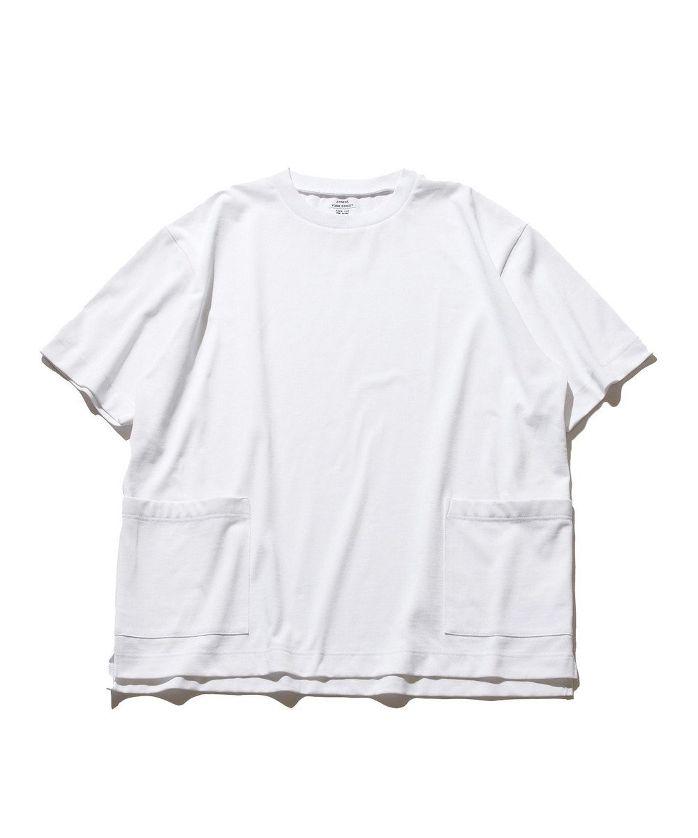 J.PRESS YORK STREET 【UNISEX】MVS天竺 Tシャツ ホワイト系