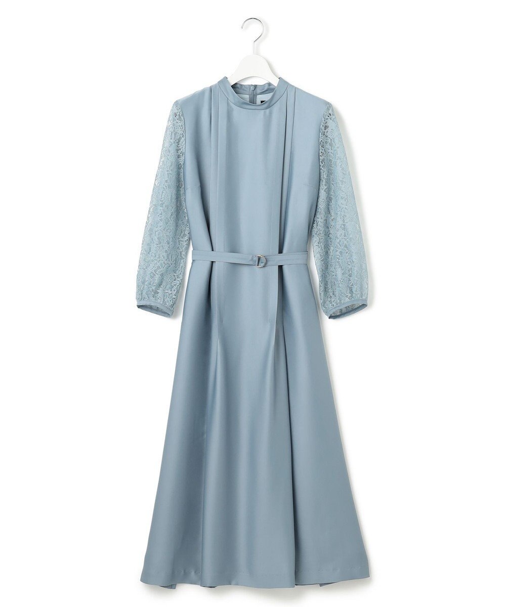 23区 L 【APPLAUDIR】ノーブルサテン レースコンビドレス 