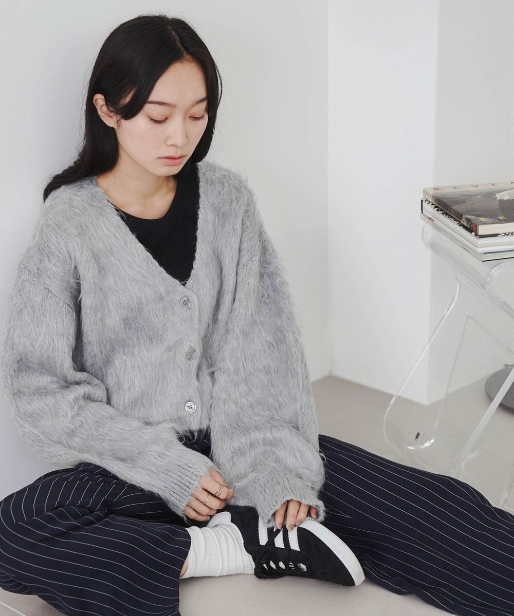 WEGO ファータッチニットショートカーデ 