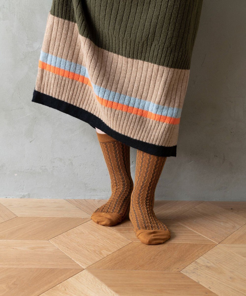 TRICOTE BUMPY LACE SOCKS／バンピーレースソックス 