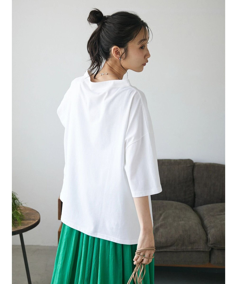 CRAFT STANDARD BOUTIQUE シルケット天竺　ロゴＰＴボトルネックＰＯ　５／Ｓ 