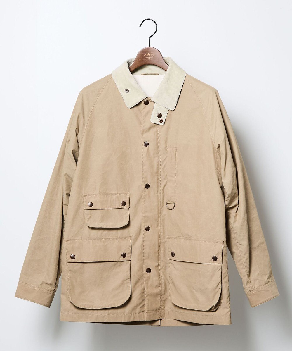 JOSEPH ABBOUD MOUNTAIN 【軽量/ワックスコーティング・テ―ム・ヤルビー氏コラボ】ワックスクロス プリント ブルゾン 