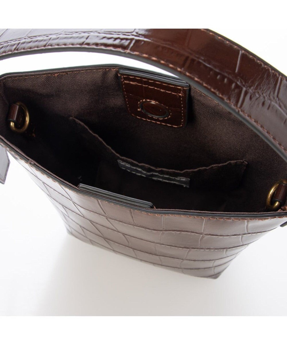 UNBILLION カシュカシュ cachechche / クロコ型押し2wayミニショルダー 