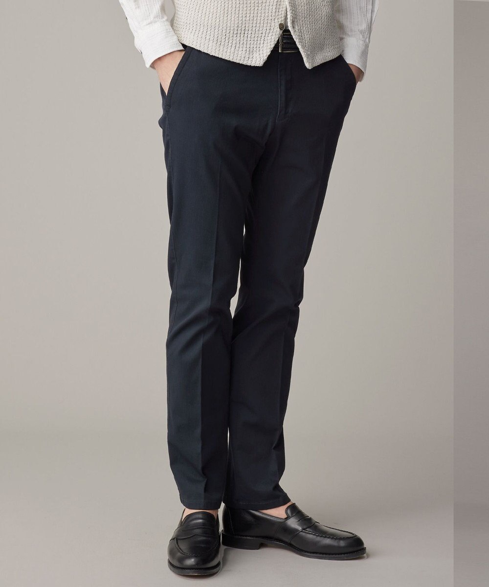 JOSEPH ABBOUD 【25SS・ウエストも伸びる！オーガニックコットン使用】ハイパワーオーガニックピケ パンツ 