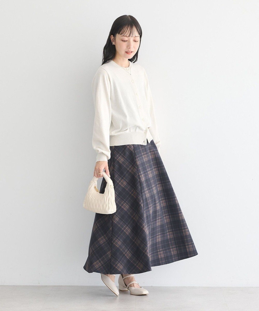 earth music&ecology アンジェリーナラメカーディガン 