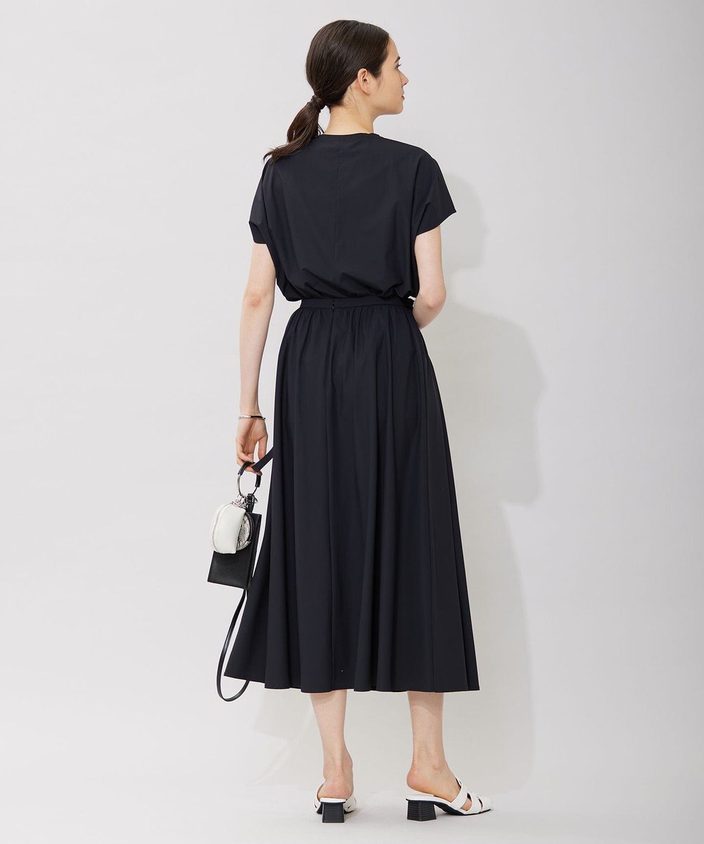 ICB 【接触冷感・UVカット・速乾・洗える】マットスキューバ フレアスカート 