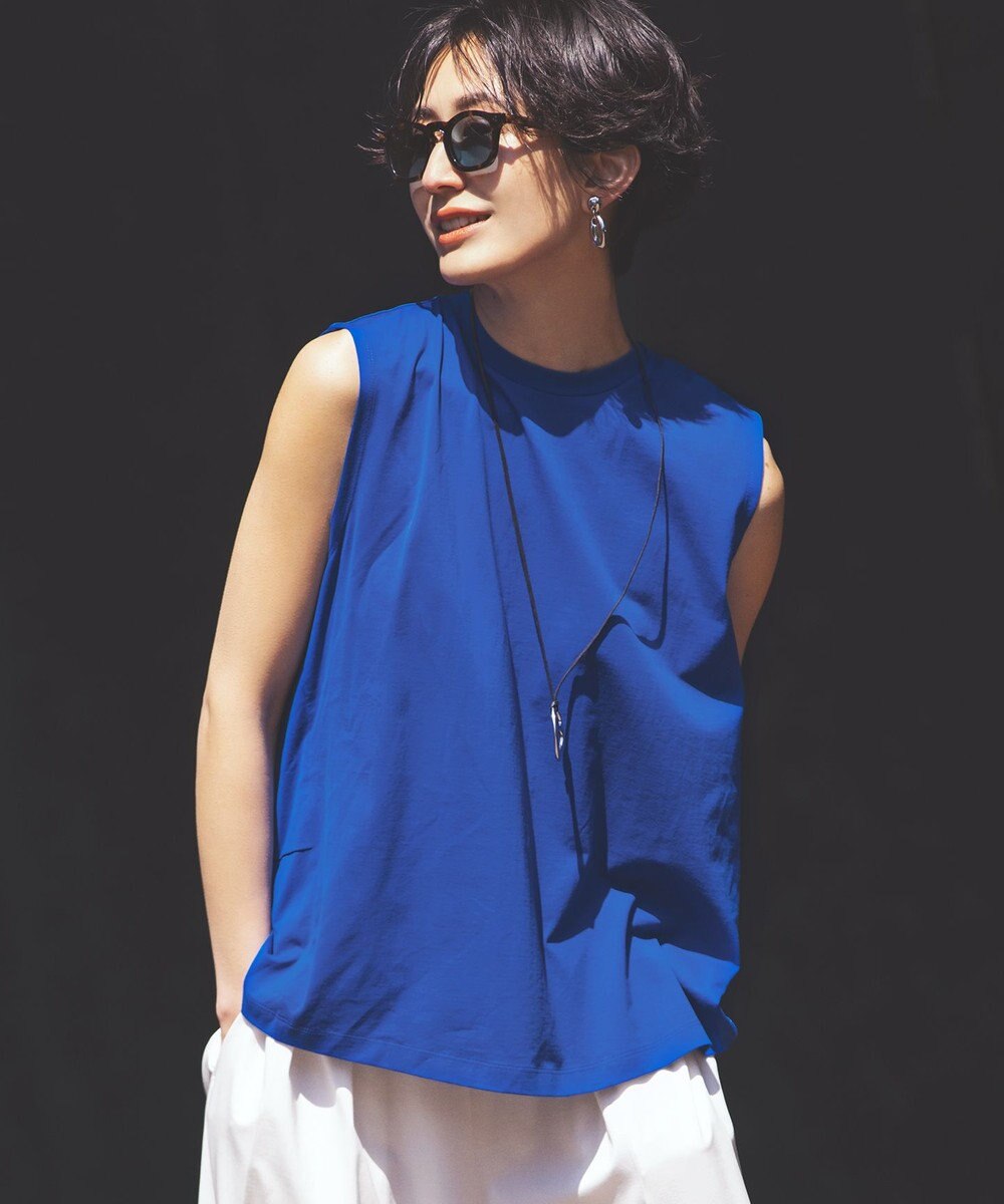 #Newans 【洗える】バックシャンデザインカットソー 