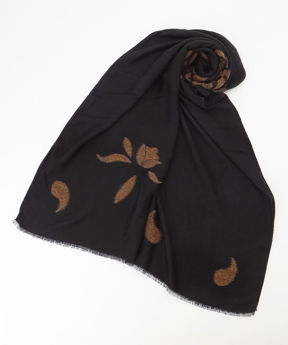 JOSEPH ABBOUD 【イタリア老舗ブランドpersonality】シャドウペイズリーストール 