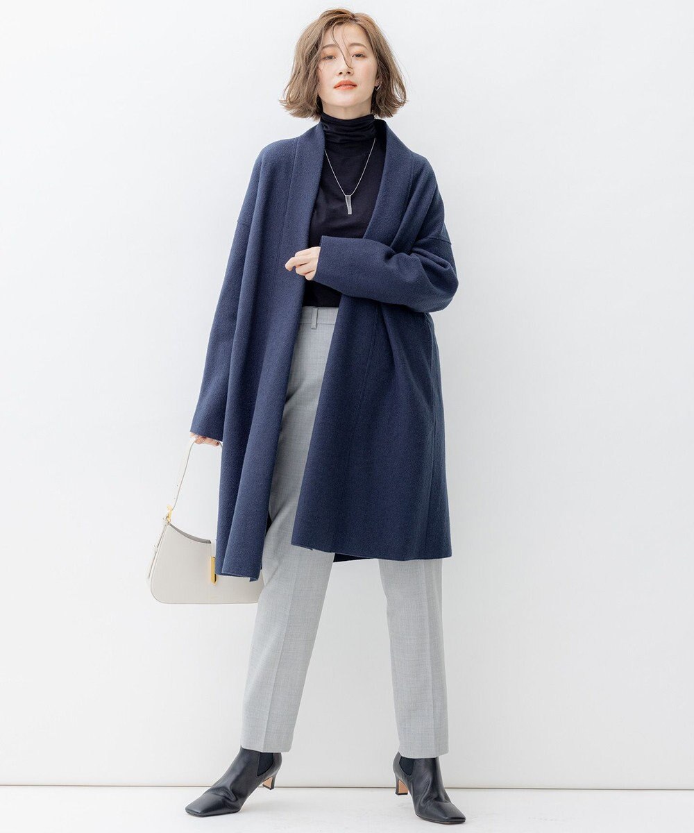 23区 S コンプレストパイル コーディガン 