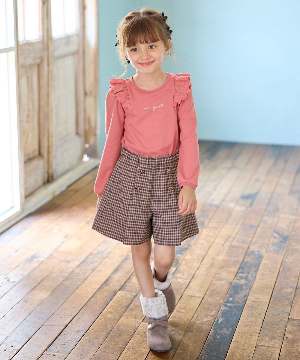 ANY KIDS チェックショートパンツ 