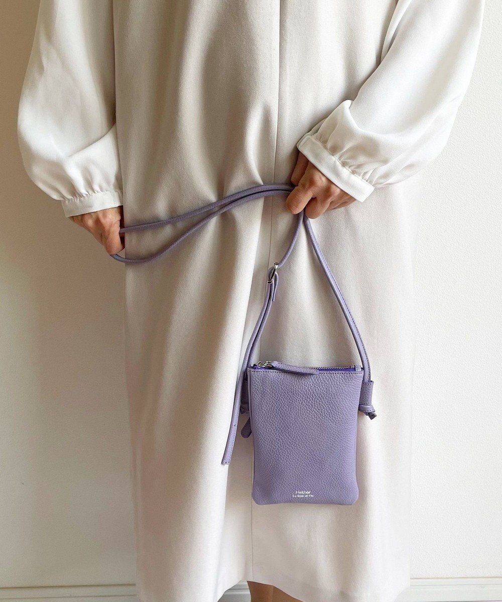 Hekhèr Le Style de Vie 新色追加【日本製】シュリンクレザー スマートフォンポシェット 