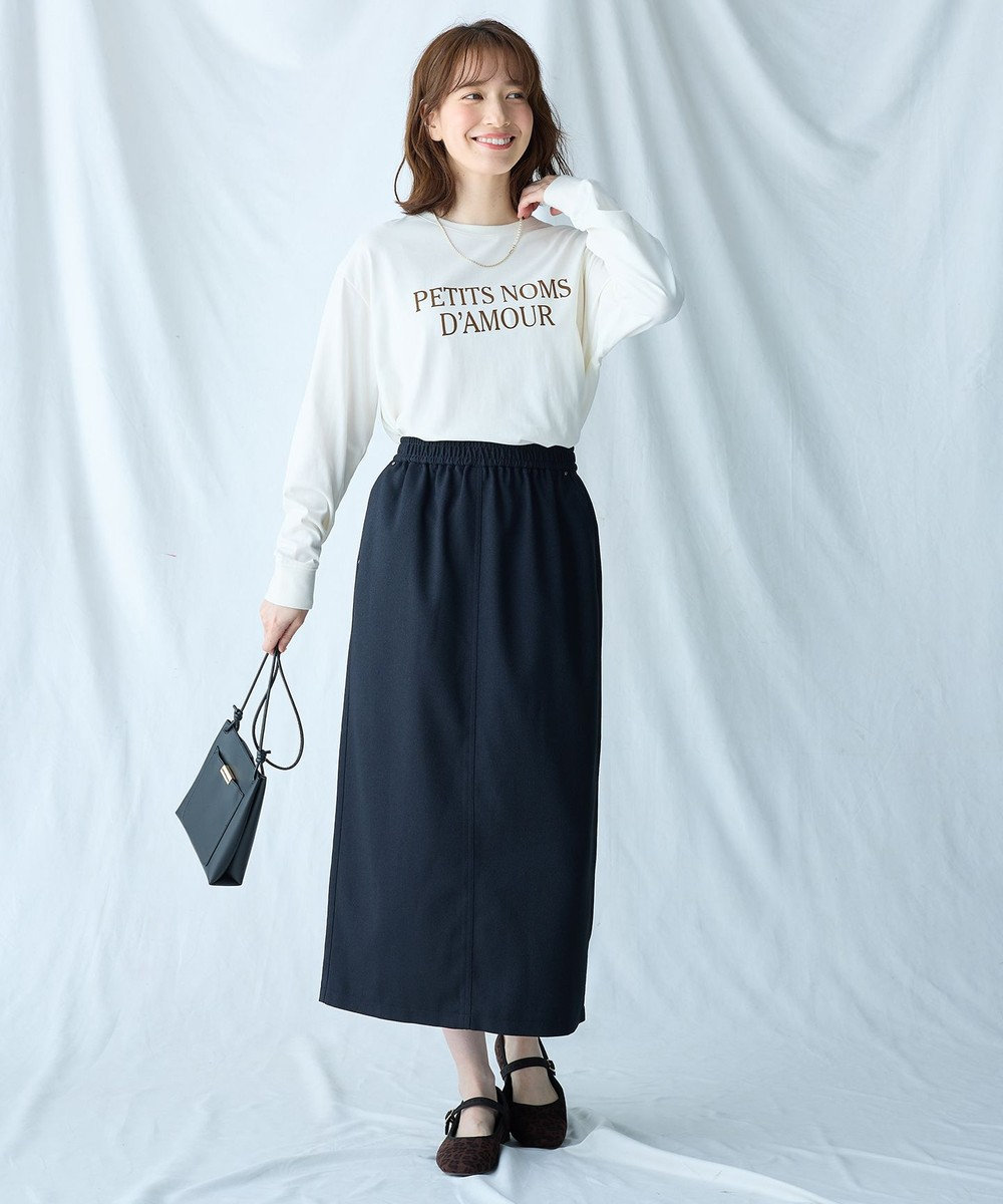 ANY 【洗濯機可】フロッキーロゴロングＴシャツ 