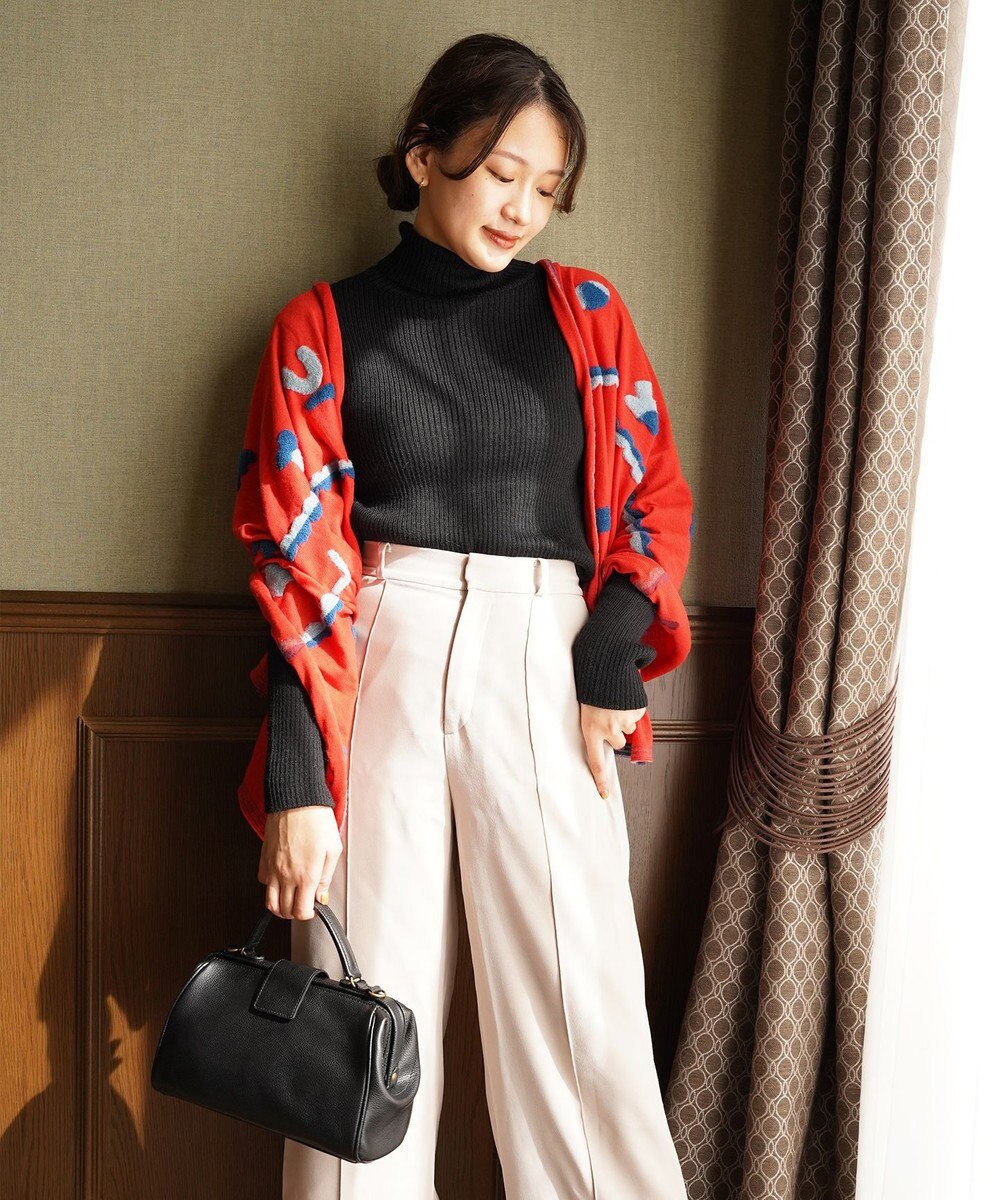 TOQUE 〈大草直子さんアドバイザー〉ベビーアルパカ×シルク ハイネックニット 