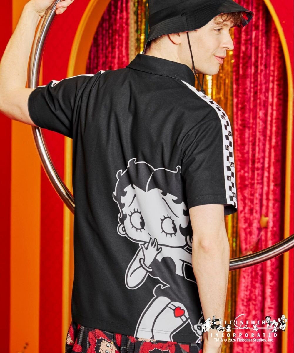 FILA GOLF／marie claire 【LOUDMOUTH×Betty Boop™】 メンズ ポロシャツ 