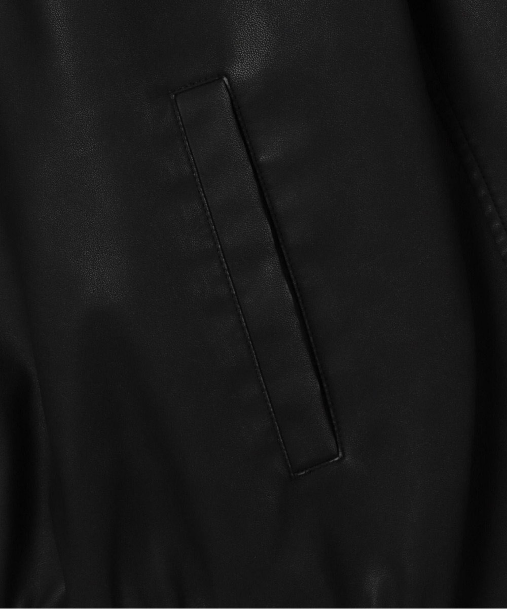 WEGO 【ユニセックス着用ITEM】PUダメージアップリケブルゾン 