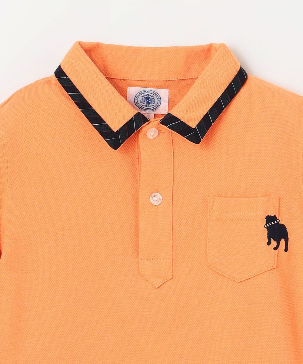 J.PRESS KIDS 【100-130cm】 T/Cライト鹿の子ポロシャツ 