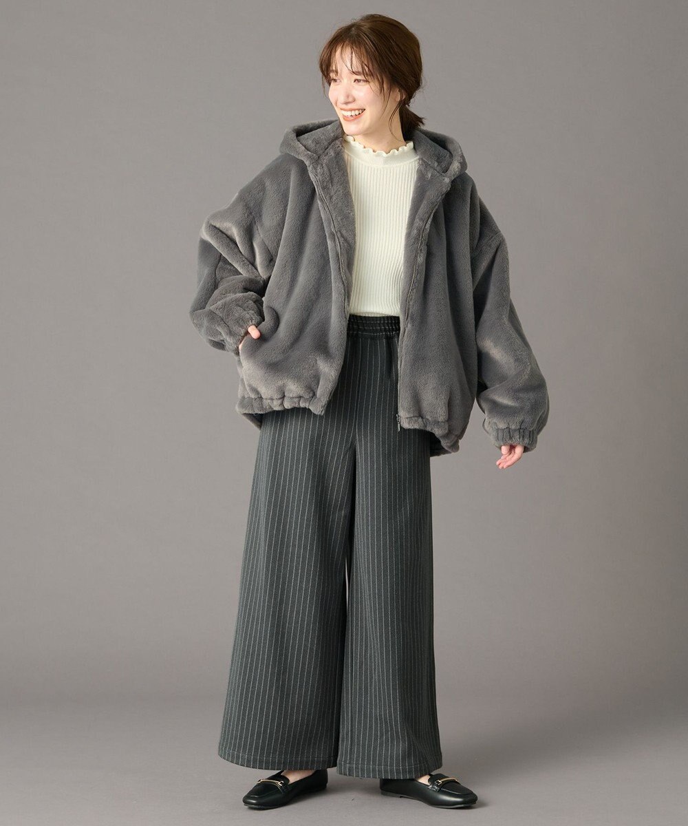 ANY 【手洗い可】ファーブルゾン 