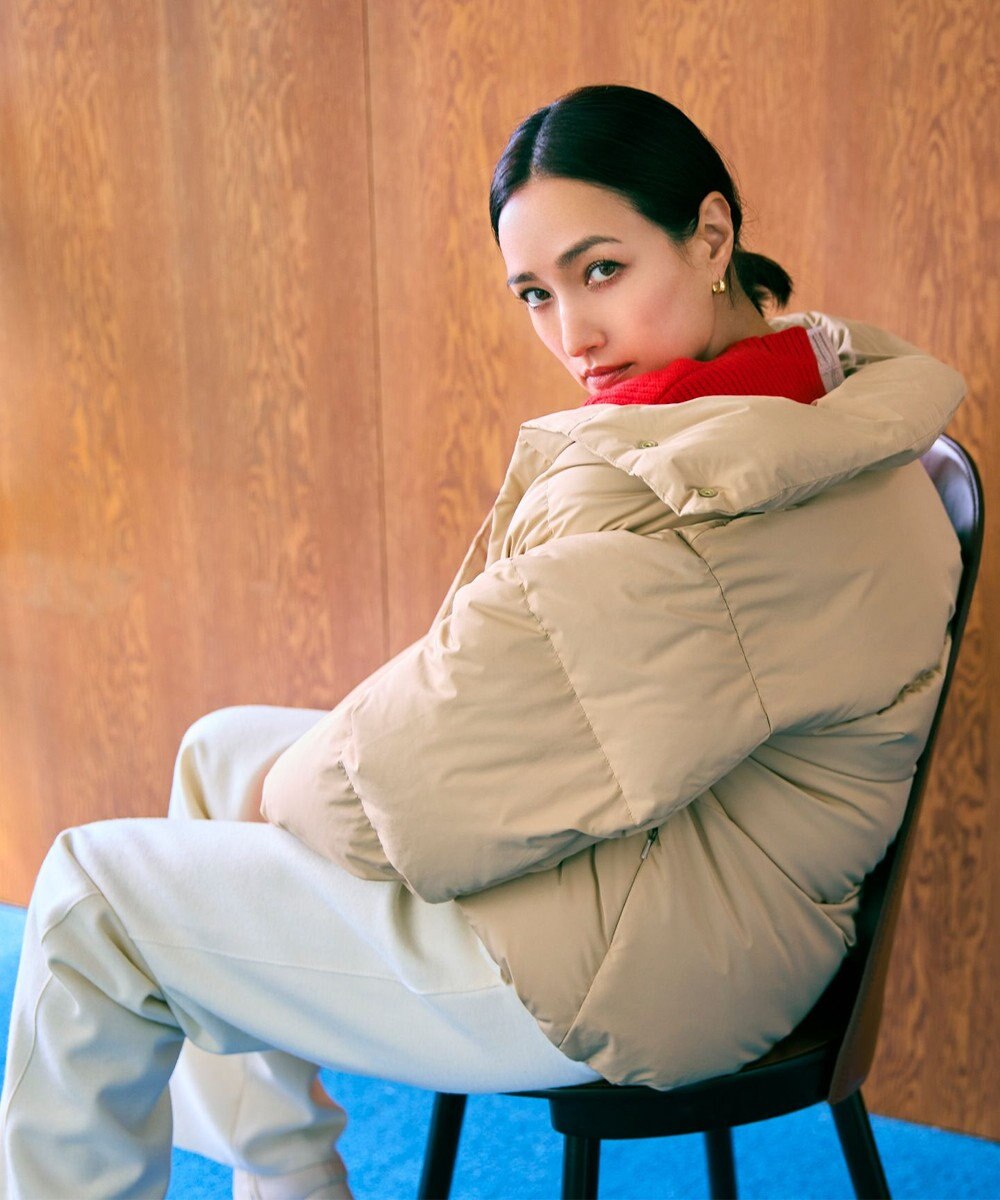 BEIGE， LAURIERS / ウールカシミヤバイカラーニット 