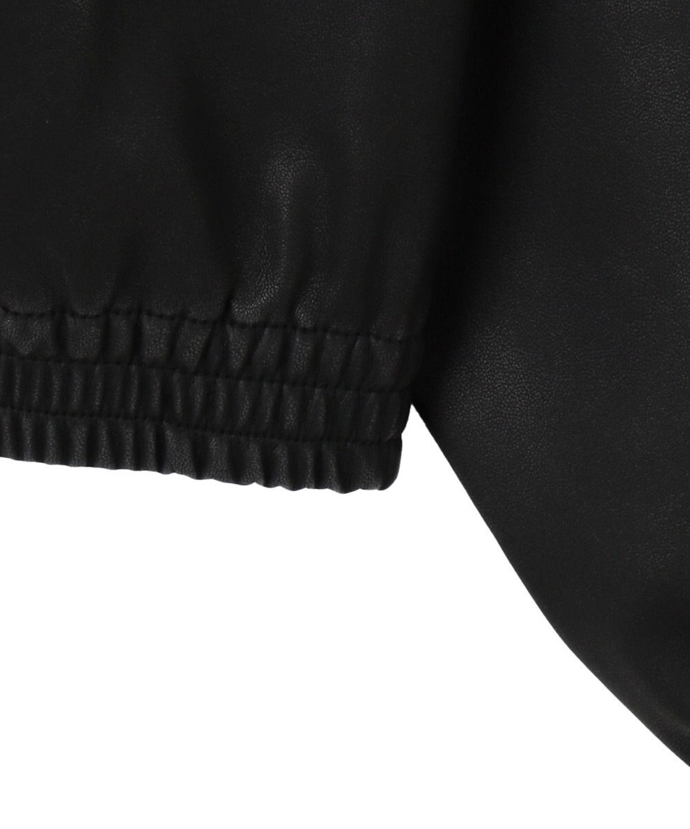 WEGO 【ユニセックス着用ITEM】PUダメージアップリケブルゾン 