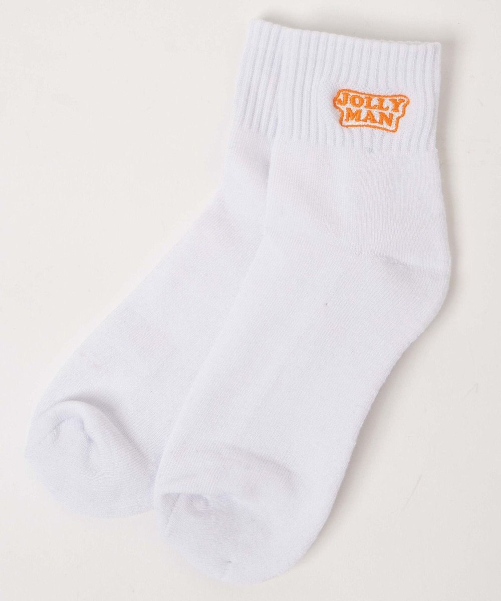 WEGO カラーロゴアンクルソックス 