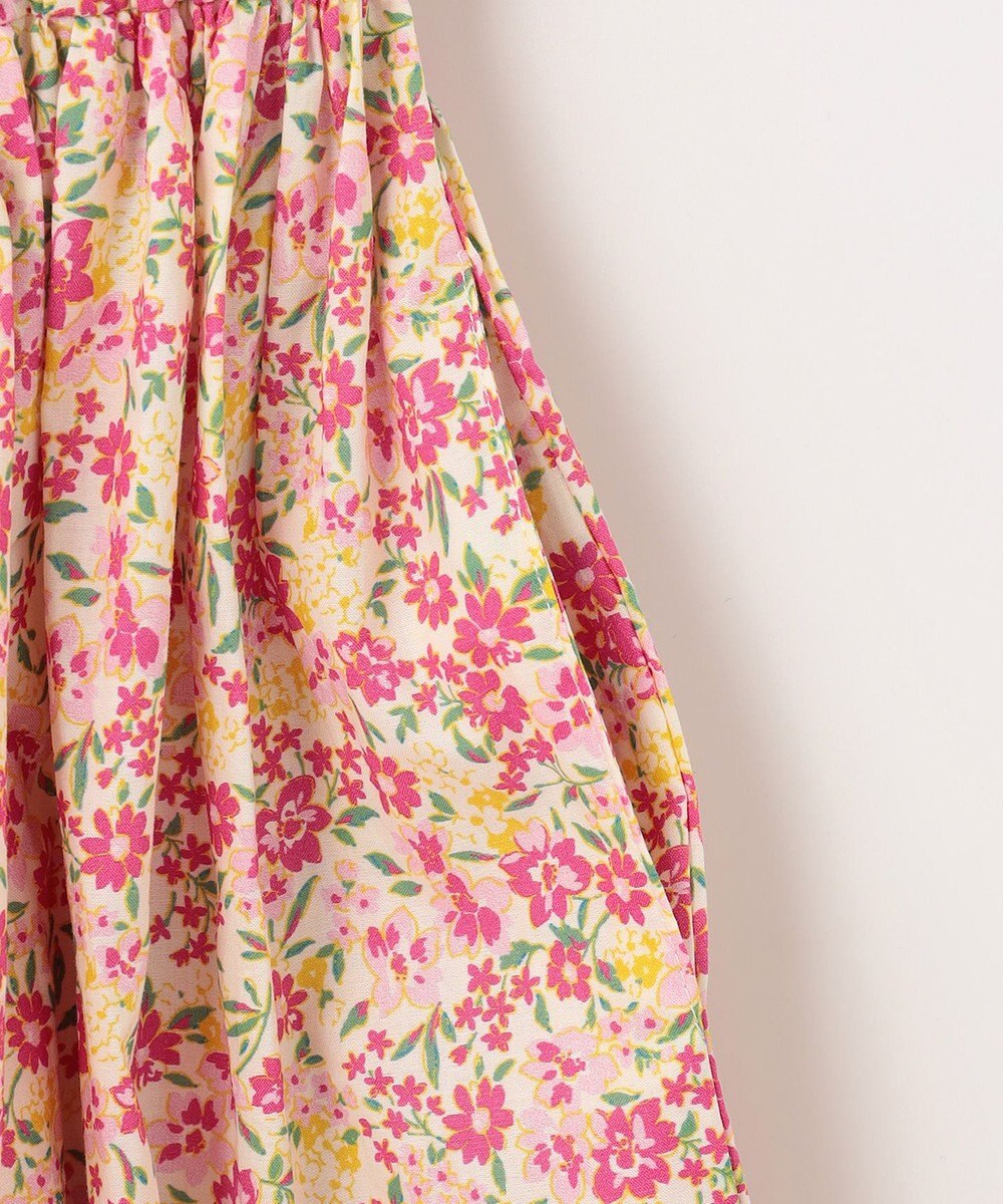 組曲 KIDS 【110-140㎝】リンドウプリント ワンピース 