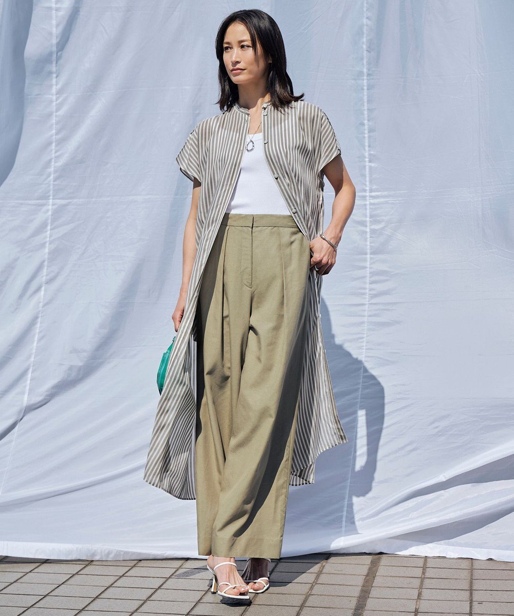 ICB 【洗える】 UnleashLite タックパンツ 