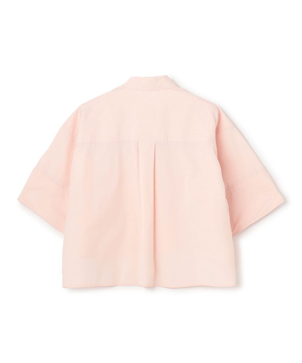 NAVE 【ReNAVE・セットアップ可/洗える/接触冷感/UVケア】コットンポリブロード クロップドシャツ 