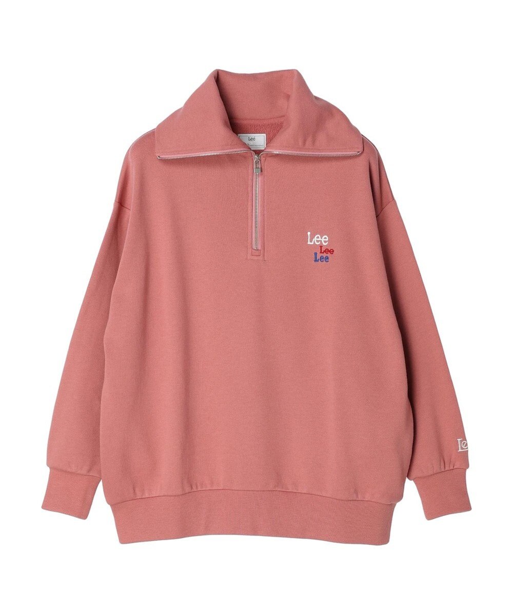 earth music&ecology Ｌｅｅ×ｅ．ｍ．ａ．ｅ．　ハーフジップ刺繍スウェット 