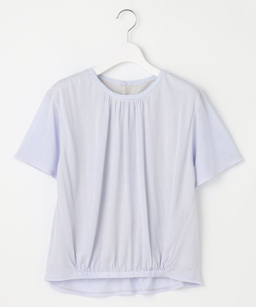 J.PRESS LADIES S 【洗える】ミラノ風天竺シアー カットソー 