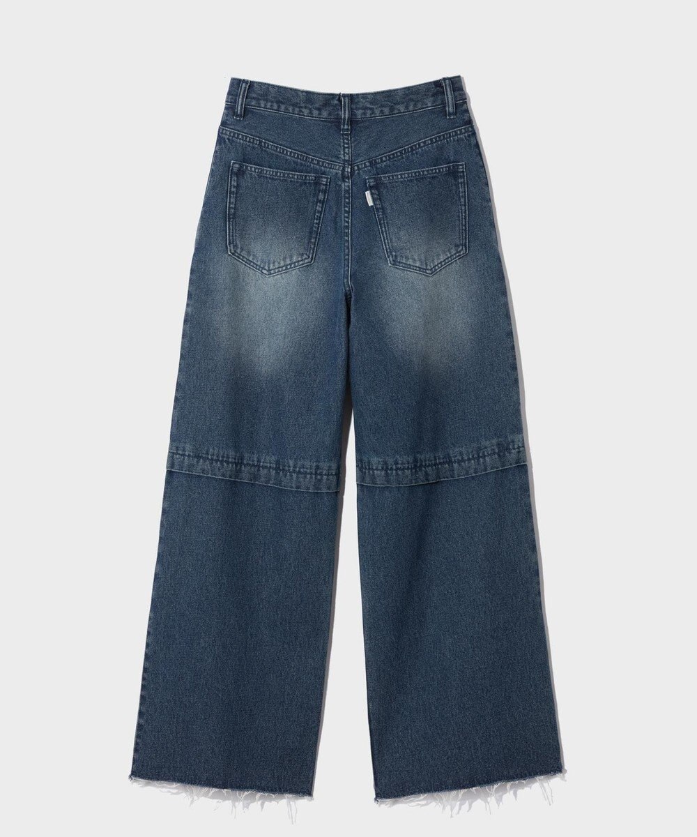 GRACE CONTINENTAL ハードクラッシュデニムパンツ 