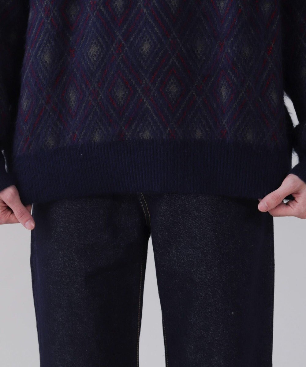 WEGO 【ユニセックス着用ITEM】アーガイルニットポロ 