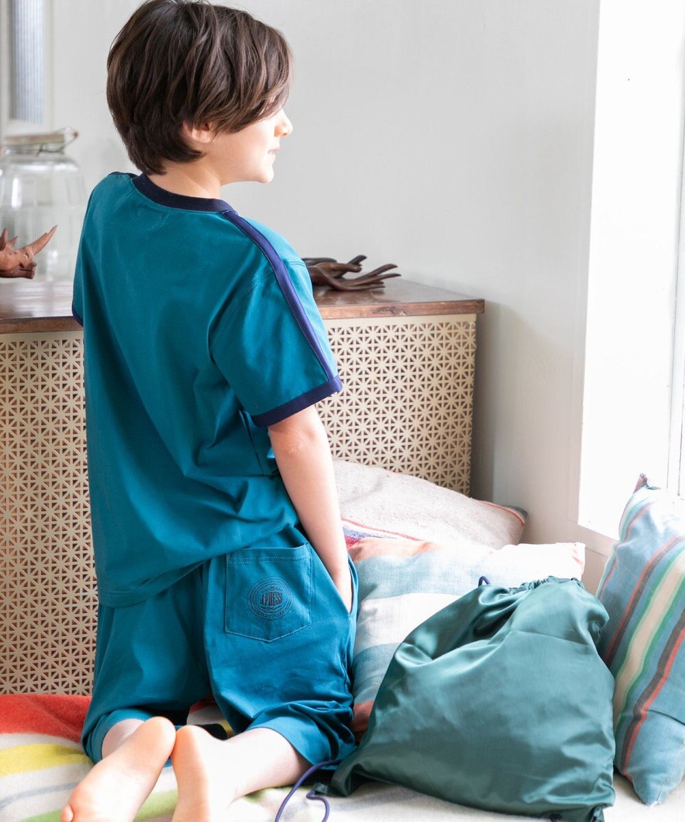 J.PRESS KIDS 【S-Lサイズ】ナップザック付き ルームウェア 上下セット 
