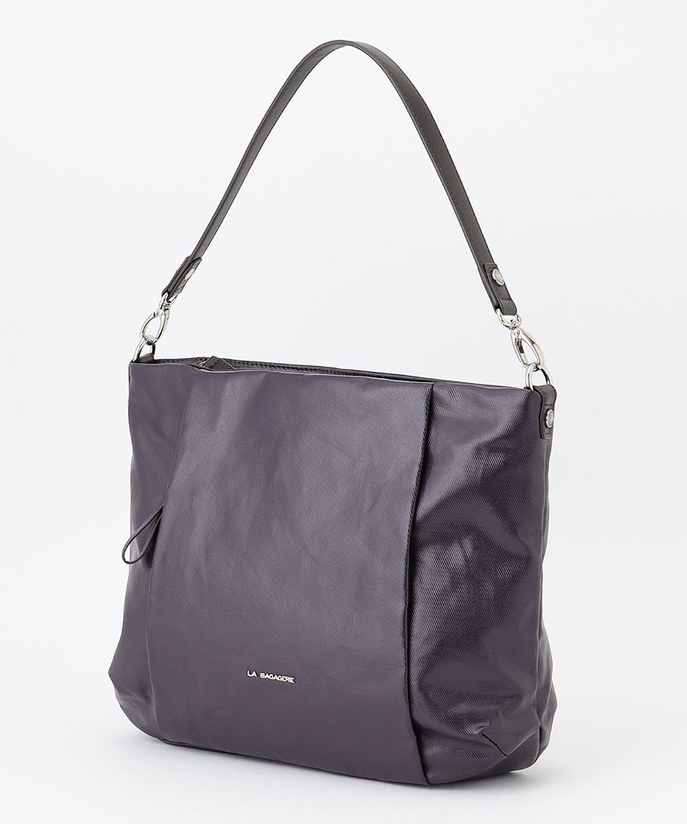 LA BAGAGERIE コーティングキャンバス 2WAYショルダーバッグ 