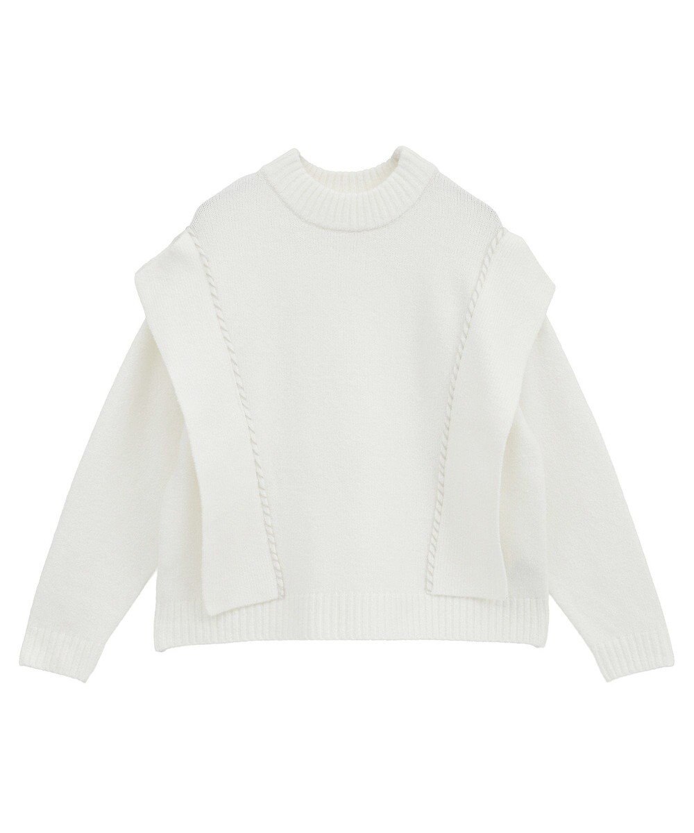 CRAFT STANDARD BOUTIQUE ハンドステッチデザインニットプルオーバー 