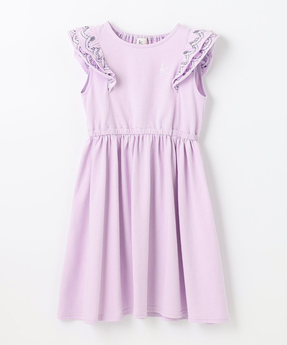 組曲 KIDS 【150-160cm】ビーチコーミングスカラップ ワンピース 