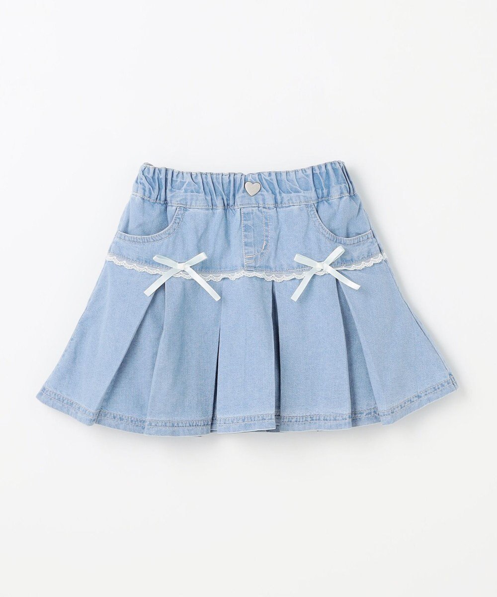 ANY KIDS 【洗濯機可能】プリーツ ミニスカパン 