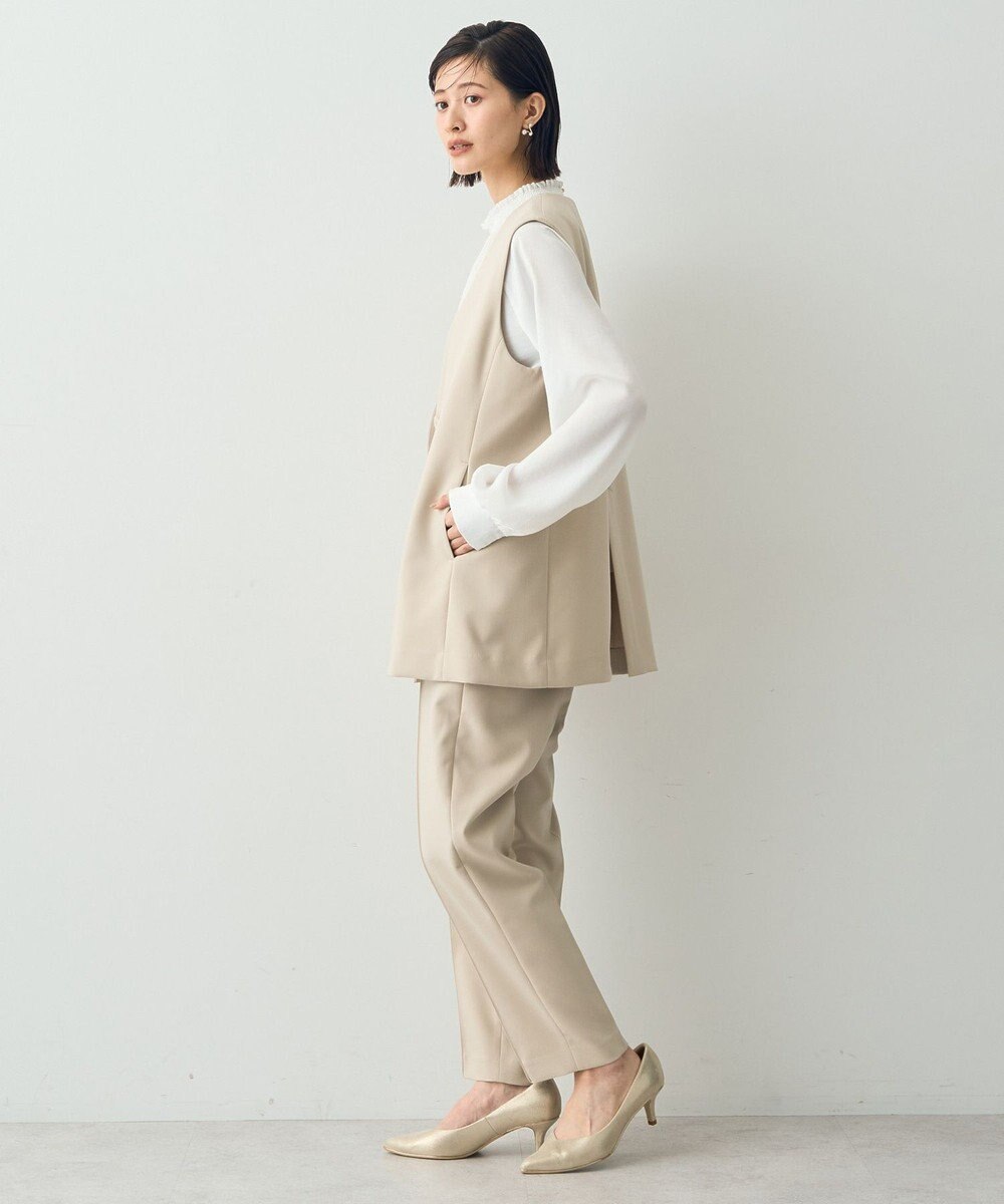 YECCA VECCA ストレッチピンタックパンツ 