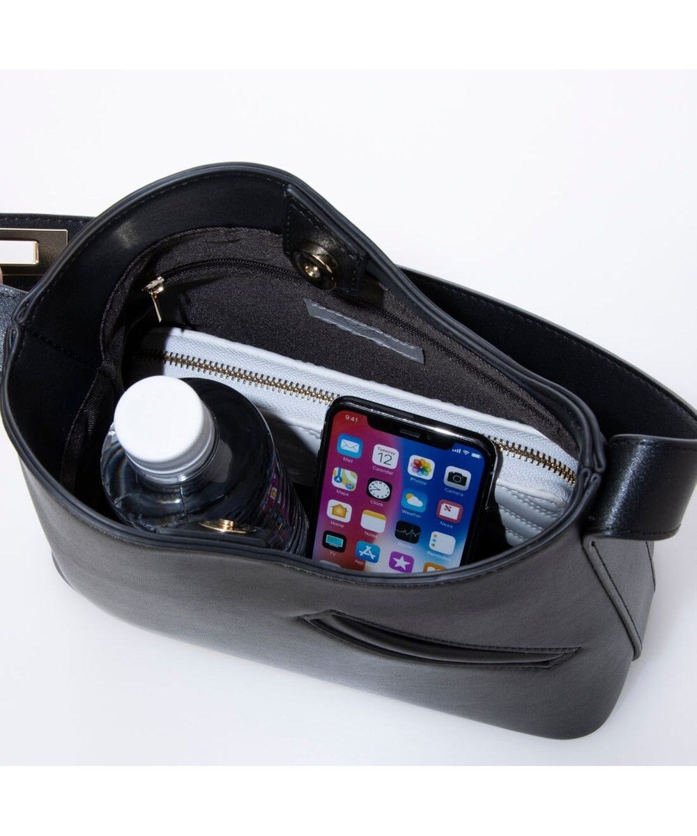 UNBILLION カシュカシュ cachecache / サイドポケットヒネリハンドル2wayトートバッグ 