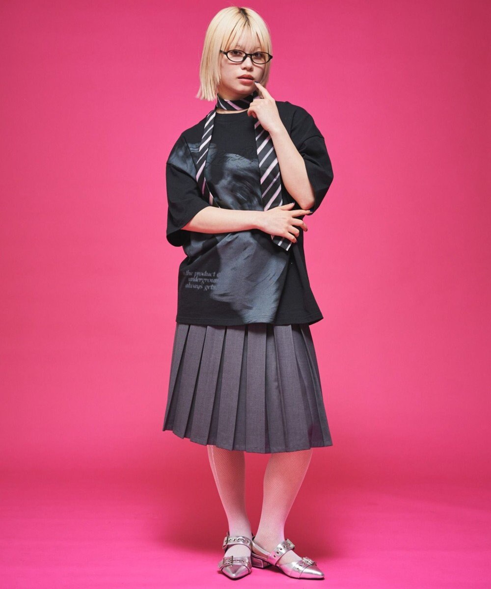 WEGO 【ユニセックス着用ITEM】ラインストーングラフィックT（SS） 