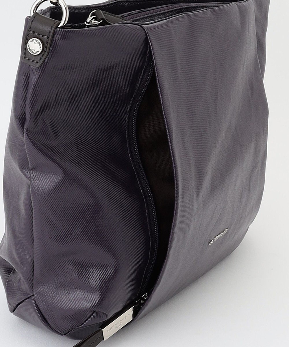 LA BAGAGERIE コーティングキャンバス 2WAYショルダーバッグ 